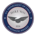 HIREVets Platinum Award 2024
